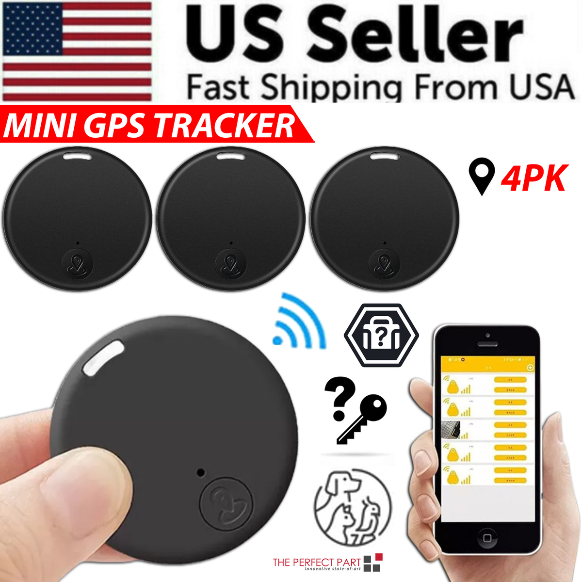 Bluetooth Item Finder Tags – Keys, Bags & Pets