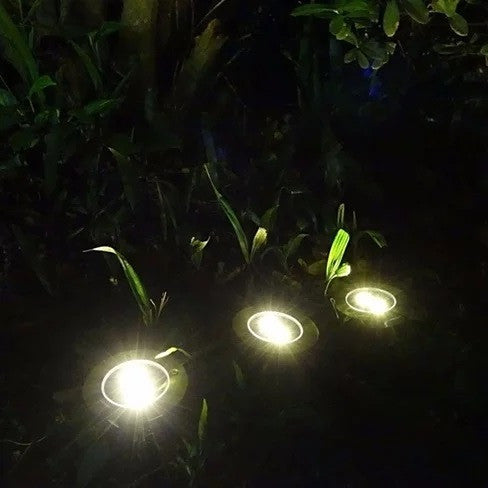 Solar LED In-Ground Pathway Lights