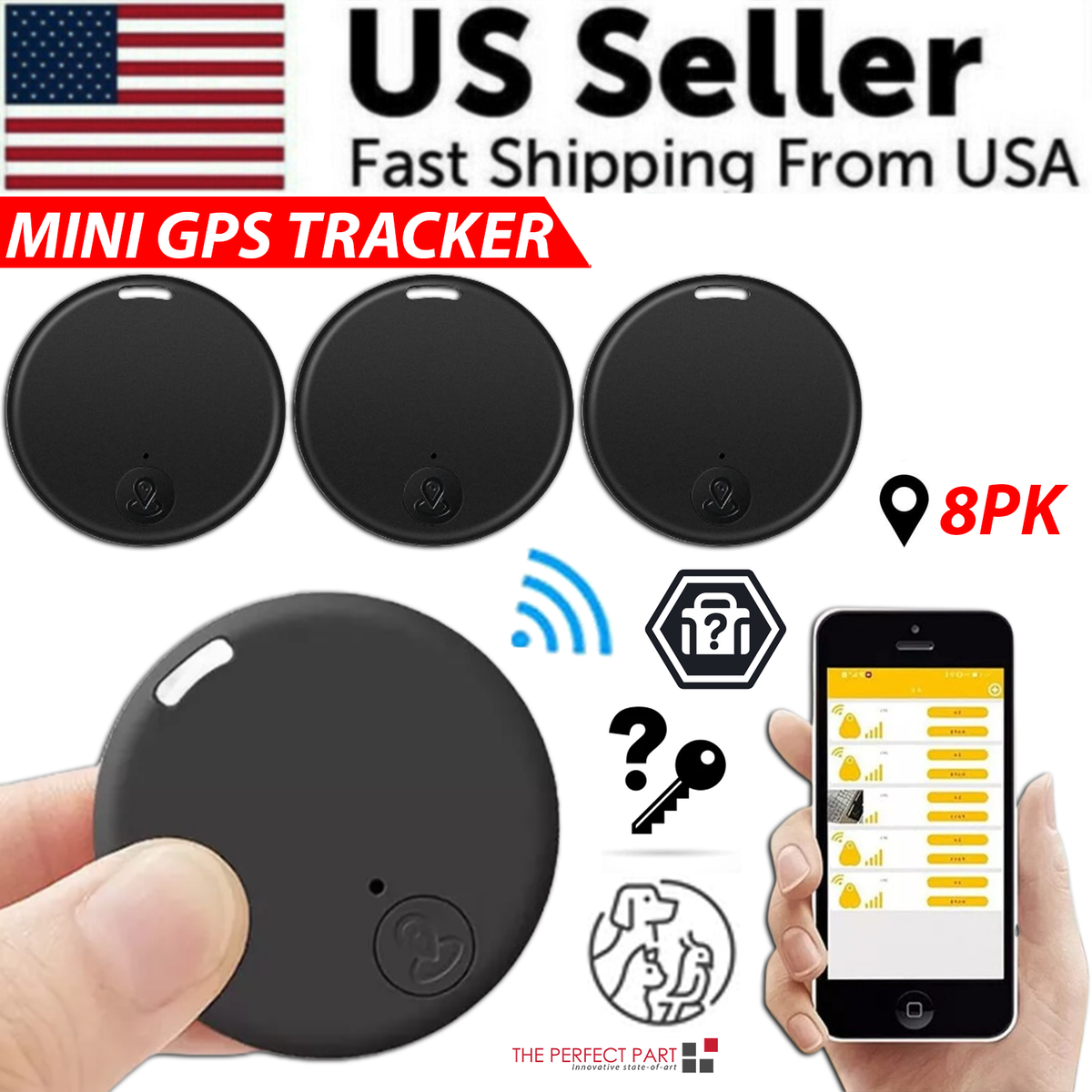 Bluetooth Item Finder Tags – Keys, Bags & Pets