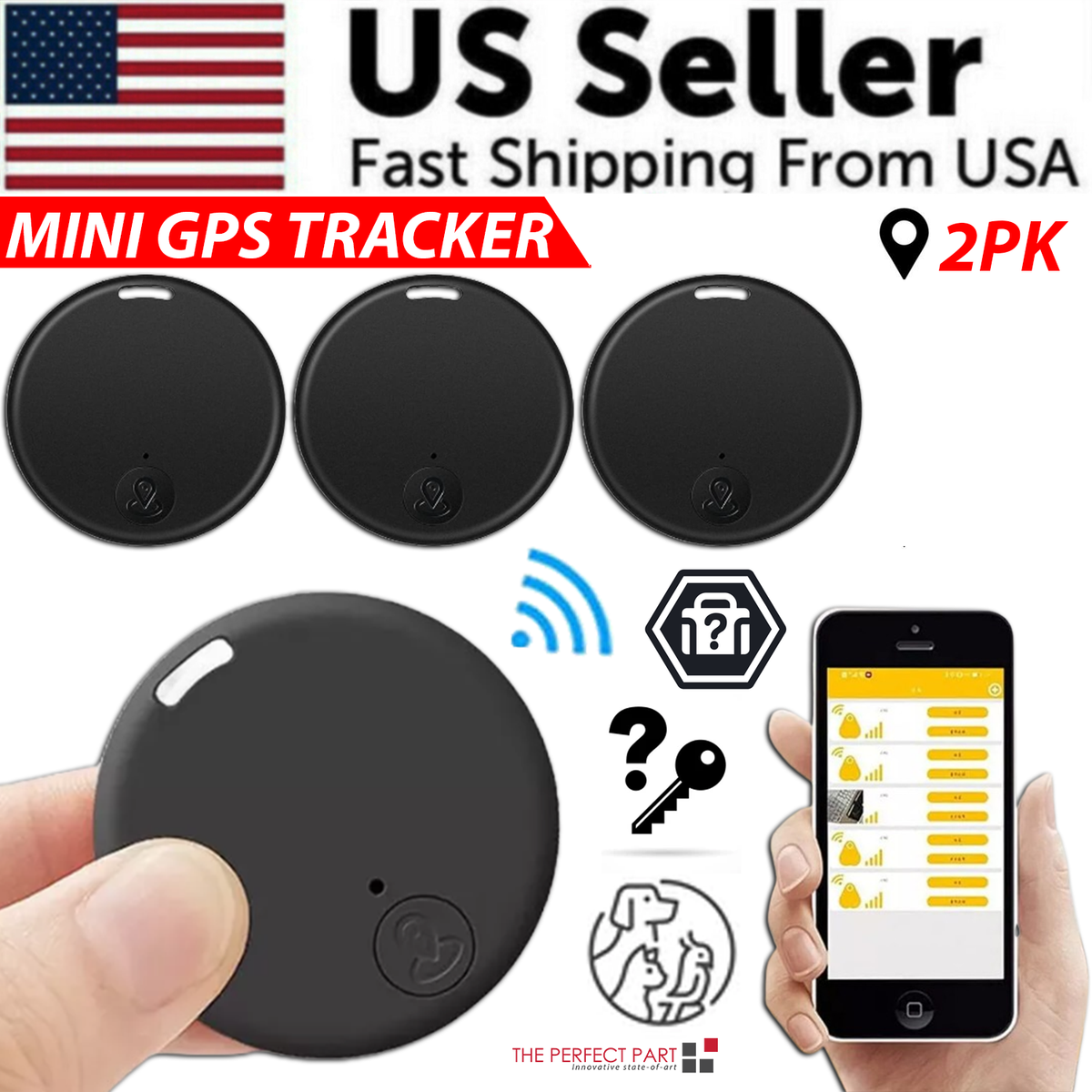 Bluetooth Item Finder Tags – Keys, Bags & Pets