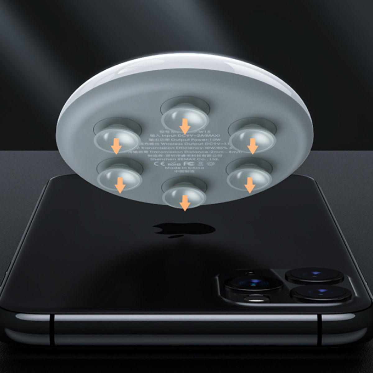 Ultra-Thin Round 10W Fast Wireless Charger