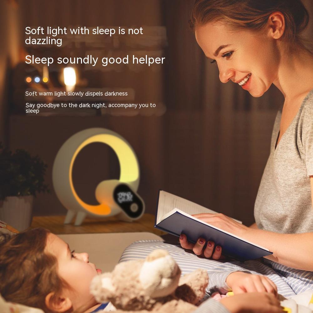 Q Light Sunrise Alarm Clock with Bluetooth Speaker & Ambient Light