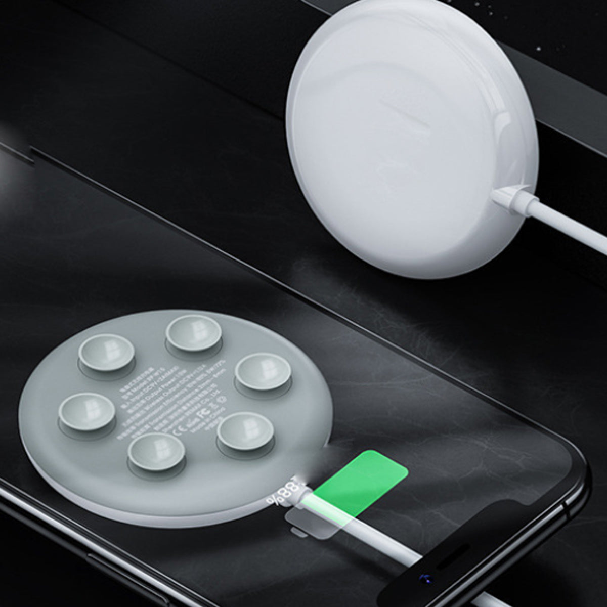 Ultra-Thin Round 10W Fast Wireless Charger