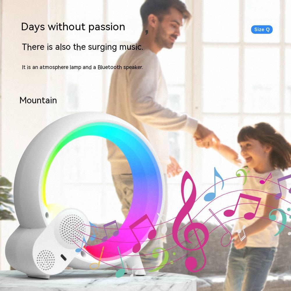 Q Light Sunrise Alarm Clock with Bluetooth Speaker & Ambient Light