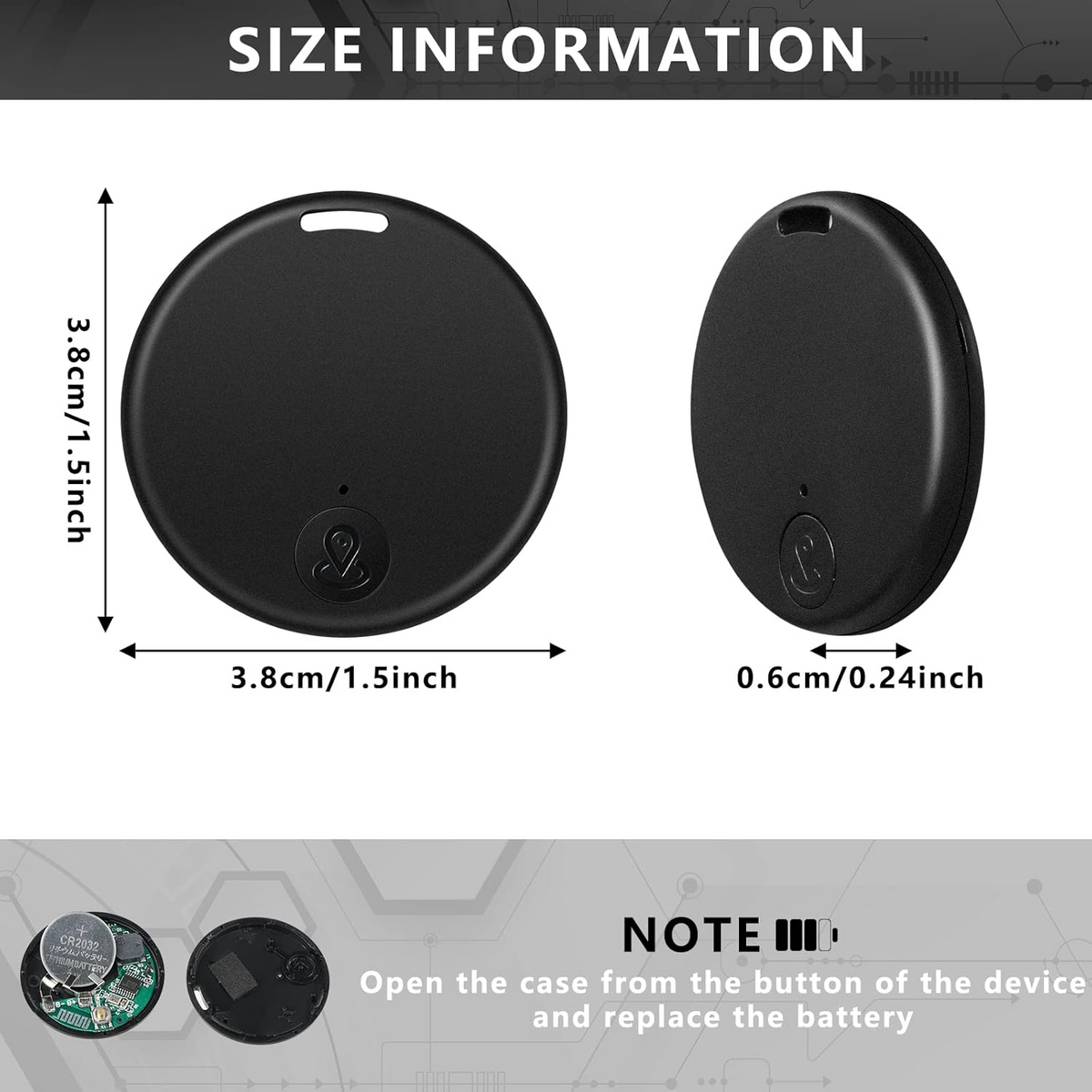 Bluetooth Item Finder Tags – Keys, Bags & Pets