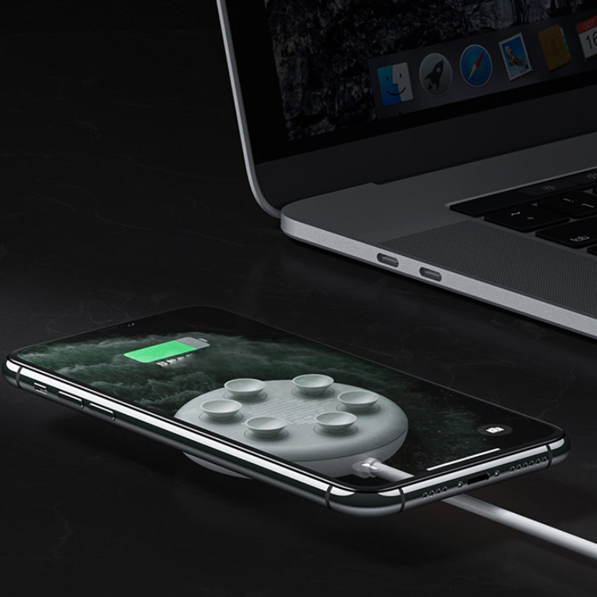 Ultra-Thin Round 10W Fast Wireless Charger